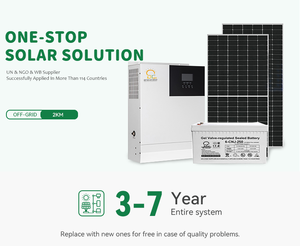 Kit <span class=keywords><strong>solaire</strong></span> hors réseau complet BR SOLAR 2 kW avec système de stockage d'énergie par batterie 5,5 kWh pour petite maison - Product Image 2