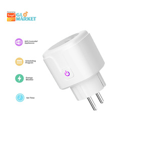 Glomarket Ổ Cắm Wifi Tuya Thông Minh Ổ Cắm Wifi Điều Khiển Từ Xa Ứng Dụng Tiêu Chuẩn EU Ổ Cắm Điện Thông Minh Với Google & Alexa - Product Image 1
