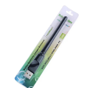 Mini adaptateur réseau sans fil <span class=keywords><strong>USB</strong></span> 150 Mbps, <span class=keywords><strong>clé</strong></span> <span class=keywords><strong>WiFi</strong></span> portable avec antenne à gain élevé <span class=keywords><strong>pour</strong></span> PC, ordinateur portable, Smart <span class=keywords><strong>TV</strong></span>, décodeur - Product Image 4