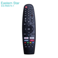 Control Remoto Universal de Alta Calidad para Televisor Inteligente ES-RM074-1, Precio de Fábrica, para Televisor Inteligente HDTV
