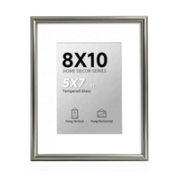 Cadre photo mural en PVC transparent, fixation murale, combinaison de cadres photo pour mur photo, directement de l'usine