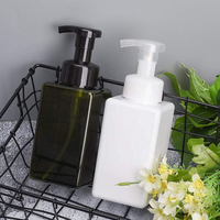 Flacon pompe en plastique PETG pour cosmétiques avec design sérigraphié pour sérum et lotion nettoyante visage, mains et corps