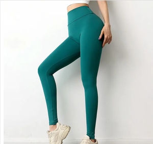 Leggings de yoga sans couture pour <span class=keywords><strong>femme</strong></span>, taille haute, très élastiques, effet push-up, compression forte, avec fermeture à crochets - Product Image 6