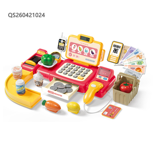 Giocattoli di Alta Qualità QS per Supermercato, Registratore di <span class=keywords><strong>Cassa</strong></span> Elettrico in Plastica a 2 Colori, Gioco di Ruolo per Bambini - Product Image 2