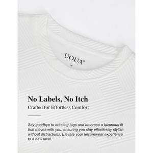 เสื้อสเวตเชิ้ตคอกลมผู้ชายแบบสั่งทำพิเศษ ลายแจ็คการ์ด แขนยาว ถักทอ สวมใส่สบายๆ สำหรับฤดูใบไม้ร่วงและฤดูหนาว - Product Image 2