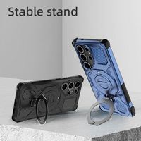 Étui de protection magnétique antichoc en gros - Béquille rotative pour Samsung A06/A16/A17/M36/M56/S24/S25