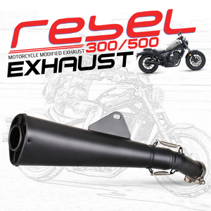 Silencieux d'échappement pour moto HONDA REBEL300 <span class=keywords><strong>REBEL500</strong></span> Racing Performance, emplacement d'origine - Product Image 3