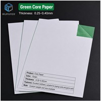 Carton pour cartes de poker, haute opacité, noyau vert, adapté aux jeux de poker haut de gamme, cartes de jeu, cartes à collectionner