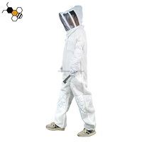 Vêtements d'apiculture ventilés costume 3 couches maille coton abeille costume