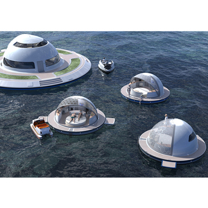 Plataforma Flotante de <span class=keywords><strong>Hotel</strong></span> de lujo con tienda, casas prefabricadas, casas móviles de agua, casa flotante - Product Image 2