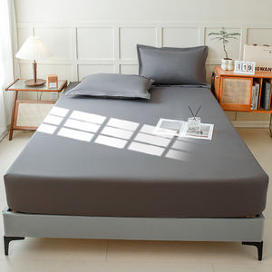 Fundas de cama impermeables ajustables de color sólido, colchas y fundas protectoras de colchón para exportación - Product Image 2