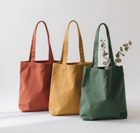 Sac de courses réutilisable de haute qualité avec logo personnalisé imprimé, sac de courses en toile de coton bio uni, sac fourre-tout en toile de coton, motif de lettres