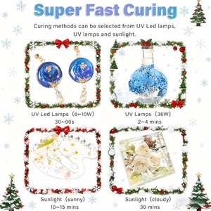 Resina UV de Cristal de Alta Transparencia, Pegamento Duro de Curado UV para Joyería, Manualidades y Prototipos – Curado Rápido y Claridad a Largo Plazo - Product Image 4