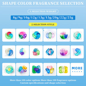 Cápsulas de detergente para ropa con infusión de aceites esenciales 3 en 1, cápsulas desechables fragantes para ropa y prendas de vestir - Product Image 5