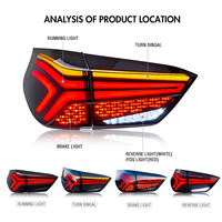 Feux arrière LED fumés avec clignotants dynamiques séquentiels et éclairage de bienvenue pour Honda Fit Jazz GR9 2020, installation Plug and Play