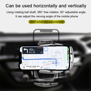<span class=keywords><strong>Chargeur</strong></span> de <span class=keywords><strong>voiture</strong></span> sans fil simple rapide 10W Q1 pour <span class=keywords><strong>iPhone</strong></span> 12 & 13 Pro support de téléphone à capteur automatique électrique avec entrée 9V/2A - Product Image 3
