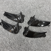 McLaren 750S Coupe Spider Canard Blade Body Kit için Pre-preg Kuru Karbon Çamurluk Hava Çıkış Kanatları
