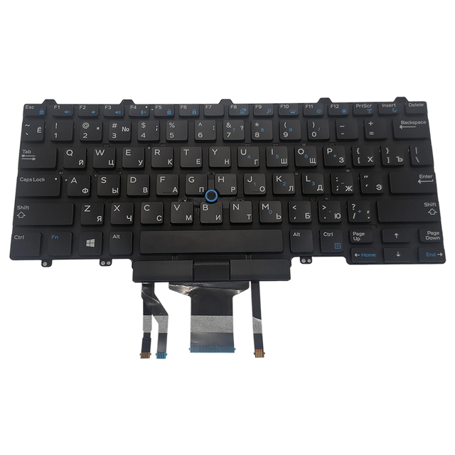 RU Russian With Backlight Laptop Keyboard for Dell Latitude 5480 E5450 E5470 E7450 E7470 033HPJ NSK-LK0BC 0J PK1313D1B36