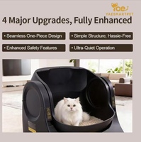 Bac à litière intelligent pour chat, nettoyage automatique, conception ouverte, grande capacité 9L, poubelle modulaire, désodorisant, remplacement du sable