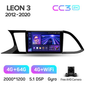 TEYES CC3 2K lettore DVD per auto <span class=keywords><strong>Seat</strong></span> <span class=keywords><strong>Leon</strong></span> 3 2012 - <span class=keywords><strong>2020</strong></span> 9 pollici GPS Android navigatore lettore DVD per auto - Product Image 3