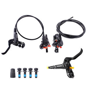 Freno de disco hidráulico de doble pistón Shimano MT500 501 para bicicleta de montaña con palanca ajustable y aceite mineral - Product Image 1