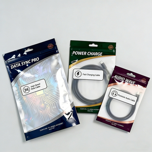 Sacs en plastique transparents OPP/BOPP personnalisés OEM, auto-adhésifs, pour bijoux, cadeaux, avec bande et carte, design tête de cheveux - Product Image 4