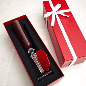 Crystal Mille Nuits Flutissimo Luxury Transparent <b>Champagne</b> Flute Custom Logo and Gift <b>Box</b> Crystal Vase Cup - Product Image 2
