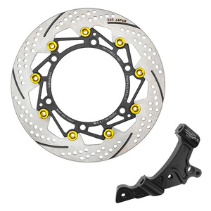 Disco freno anteriore Supermoto da 320mm per EXC SXF XC-W multicolore sistema frenante moto adatto per più motocicli - Product Image 6