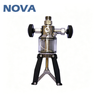 NOVA Professional Handheld Hydraulic Pressure Calibrator - Portable Manual Pressure Gauge Tester for Industrial Calibration