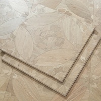 Parquet Artistique Multicouche en Bouleau Plein Princesse Annie Oak, Carré Personnalisé, Écologique, pour Maison, Sol en Bois Irrégulier