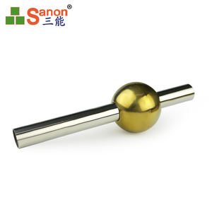 Boule creuse dorée en acier inoxydable AISI 304/316 pour la décoration de balustrades en acier inoxydable - Product Image 4