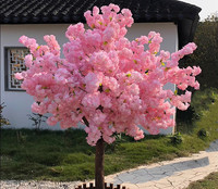 Großhandel Günstiger Künstlicher Seiden-Kirschblütenbaum - Realistischer Rosa Sakura-Baum für Hochzeit, Weihnachten, Heim- und Hoteldekoration