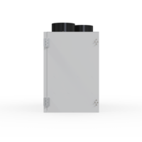 VMC Récupérateur d'air à double flux Système de ventilation à récupération de chaleur murale Contrôle à distance de l'application Tuya Flexible et économe en énergie