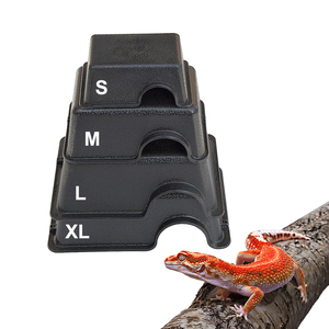 13,8*9,4*5,5 cm M tamaño plástico reptil escondite serpiente ocultar reptil cueva para lagarto leopardo Gecko serpientes y bola <span class=keywords><strong>Python</strong></span> uso - Product Image 4