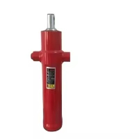 Mini vérin hydraulique télescopique multi-étages avec construction en acier et roulement pour remorque benne basculante, pression 250 bars