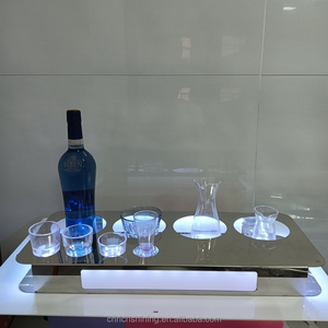 Diseño moderno personalizado acrílico LED botella presentador para enfriador de vino cubo de hielo noche pubs KTV fiestas bodas otros eventos - Product Image 3