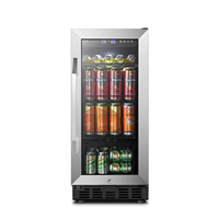 Réfrigérateur à boissons commercial Vantico 80L avec porte en verre, à poser sous le comptoir, pour bar, hôtel, restaurant, vente en gros