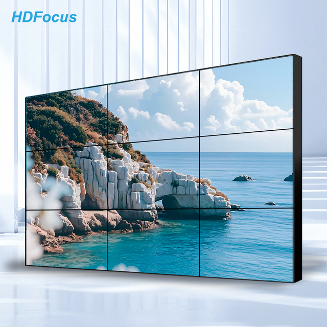 Custom 2x2 2x3 3x3 Video Wall Mount LCD Display with Ultra HD 4K Resolution for Brand Promotion