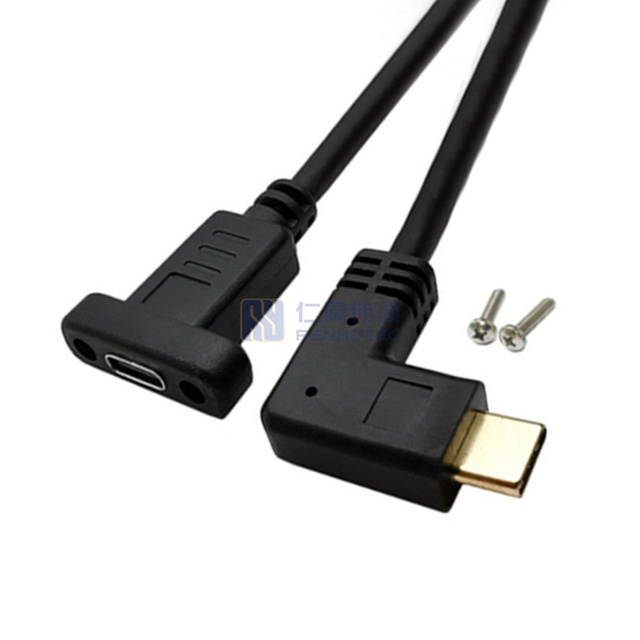 Mini Usb to Type C Screw 3M Usb3 Micro B Active Optical Industrial Camera Data Cable for Machine Vision