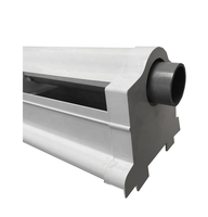 Prix usine vente chaude nouveau 7090 serre coussin de refroidissement ferme de volaille rideau humide aluminium PVC cadre usage domestique Industries de détail