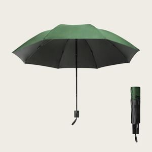 2025 Luxurious 3-Folding Parasol Anti-Sunburn Waterproof Promotional Polyester <b>Umbrella</b> Classic Design for Travel - Product Image 4
