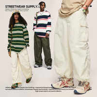 Pantalon cargo parachute INFLATION pour hommes, mode, pantalon baggy, pantalones de hombre, pantalon et pantalon pour hommes