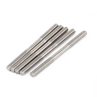 AISI 201 304 304L 316 316L 317L Stainless Steel Stud Bolt Double Threaded Rod Ended Bolt Screw