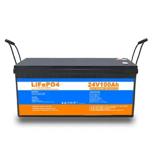 Batería solar recargable OEM 12V 24V 48V batería de almacenamiento de energía 50Ah 100Ah 200Ah 300Ah 400Ah batería Lifepo4