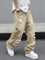 Fabricant OEM sur mesure de jeans baggy pour hommes