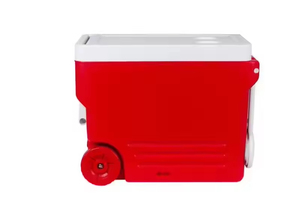 32L Portable Outdoor Camping <strong>Cooler</strong> <strong>Box</strong> with Handle and <strong>Wheels</strong> 2 Days Keep Ice Food Storage Insulated <strong>Cooler</strong> <strong>Box</strong> - Product Image 3