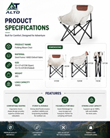Chaise pliante moderne en métal et tissu Oxford pour l'extérieur, petit tabouret portable, chaise de plage, chaise de camping, chaise de jardin
