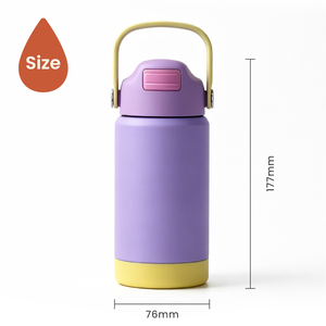 กระติกน้ำเด็ก Tairflask Eco-Fridenty สกรีนโลโก้ได้ ปลอดสาร BPA ผลิตจากสแตนเลส เก็บความร้อน-เย็น พร้อมหลอดดูดแบบพับได้ <span class=keywords><strong>2</strong></span> in 1 - Product Image 2