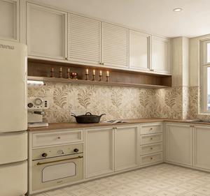 ตู้ครัวบานเลื่อนอัจฉริยะ BALOM แบบสั่งทำพิเศษ |   ชุดโมดูลสำเร็จรูป |   ห้องครัวสไตล์วินเทจพร้อมไอส์แลนด์สำหรับพื้นที่ที่อบอุ่นและมีเสน่ห์ - Product Image 3