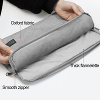 Étui de protection pour ordinateur portable en polyester bon marché de style récent étui de protection étanche pour ordinateur professionnel compatible avec 11-15.6 pouces